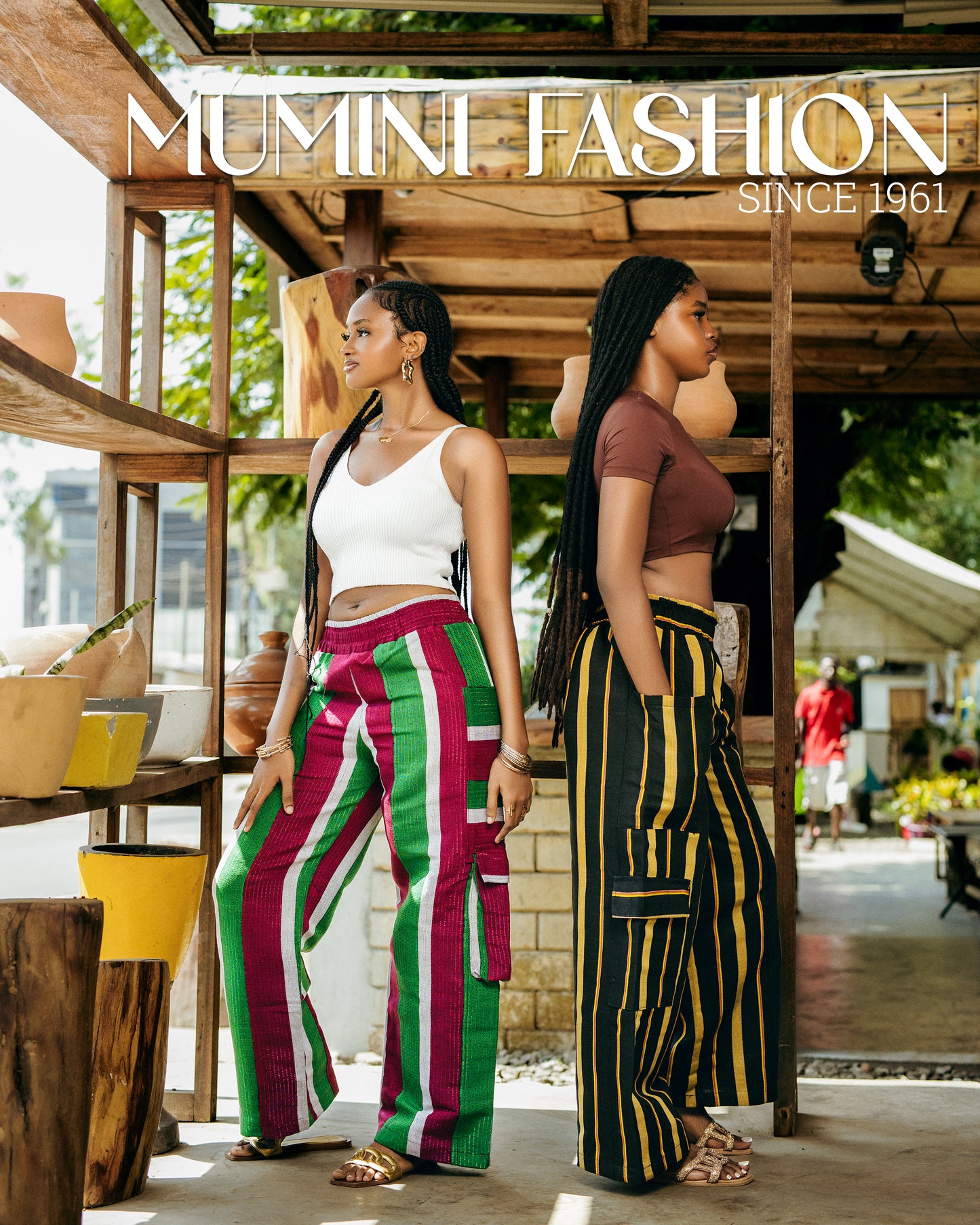 Retro Striped Ofie Pallazo Pants